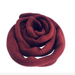 Portolano 100% Cashmere Scarf Sulphur Red 86” X 7”